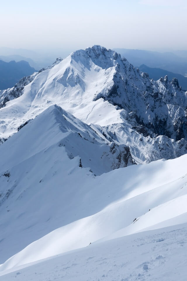 Snow-covered winter landscape